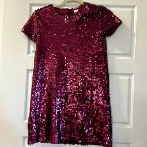 Stunning formal dress, dark cherry color